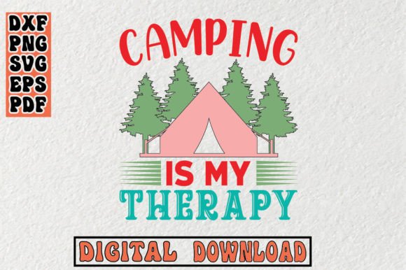 Camping is My Therapy Svg Review for Embroidery Projects