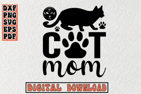 Cat Mom Svg Design Review for Embroidery Projects