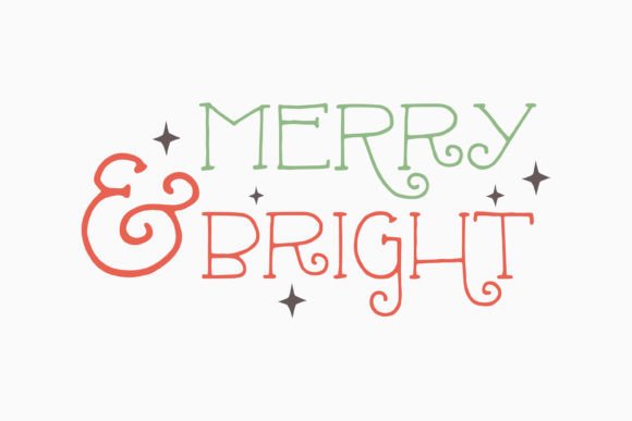 Christmas Sayings SVG Merry Bright Review
