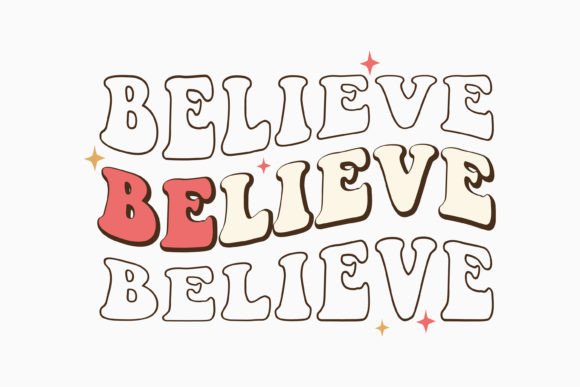 Retro Christmas Quote SVG Believe Review