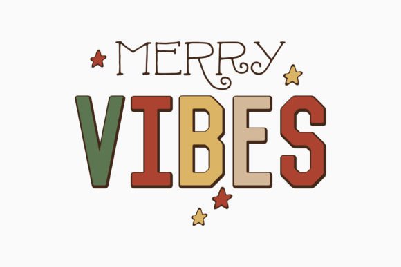 Retro Christmas Quote SVG for Embroidery Projects