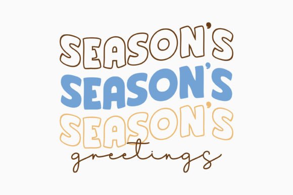 Retro Christmas Quote SVG for Embroidery Projects