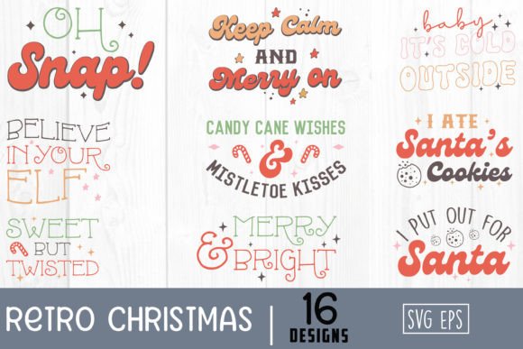 Retro Christmas Svg Design Bundle Review